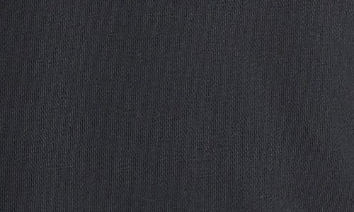Vince French Terry Quarter Zip Pullover In Black