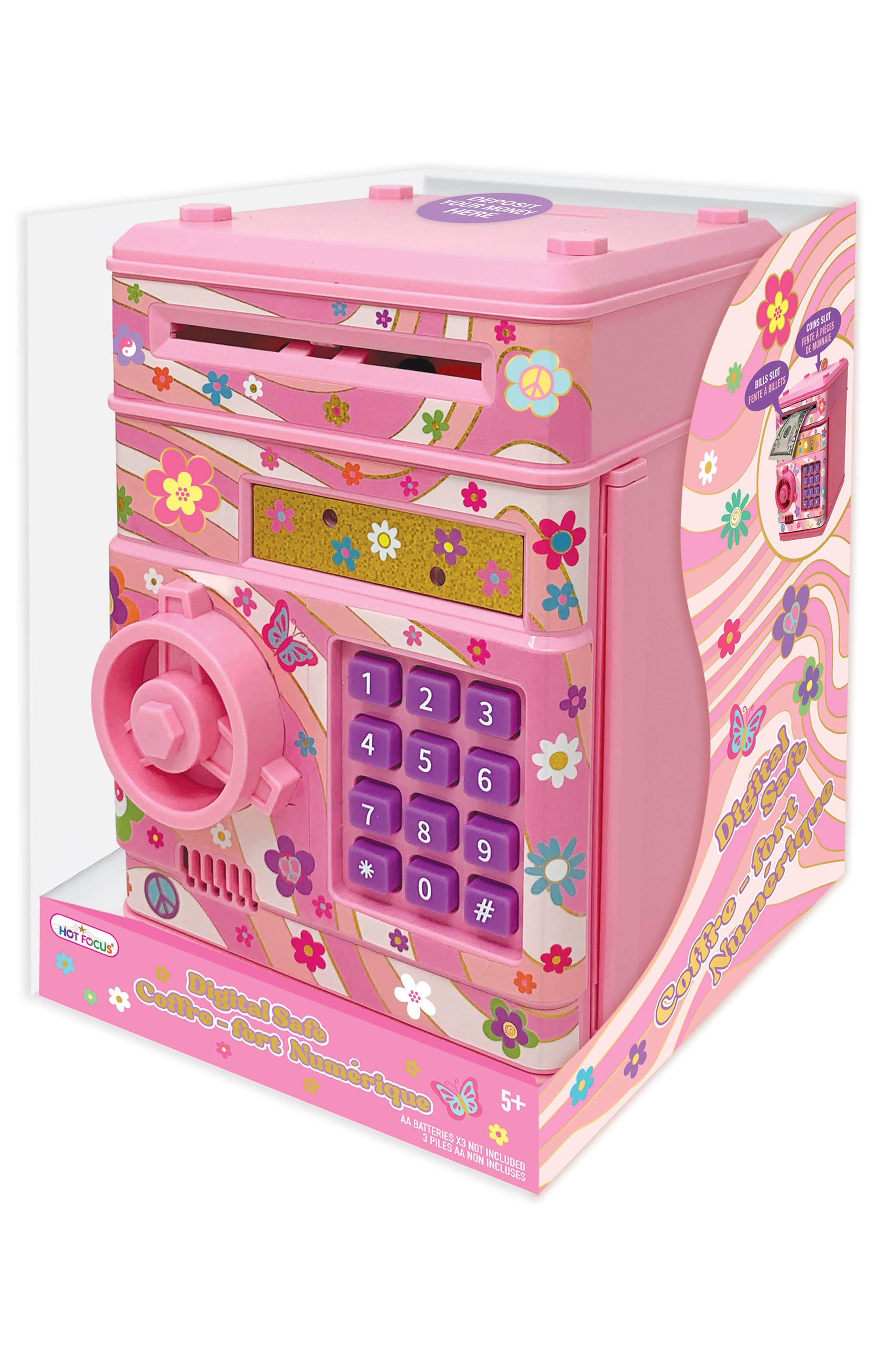 HOT FOCUS Groovy Flower Digital Safe