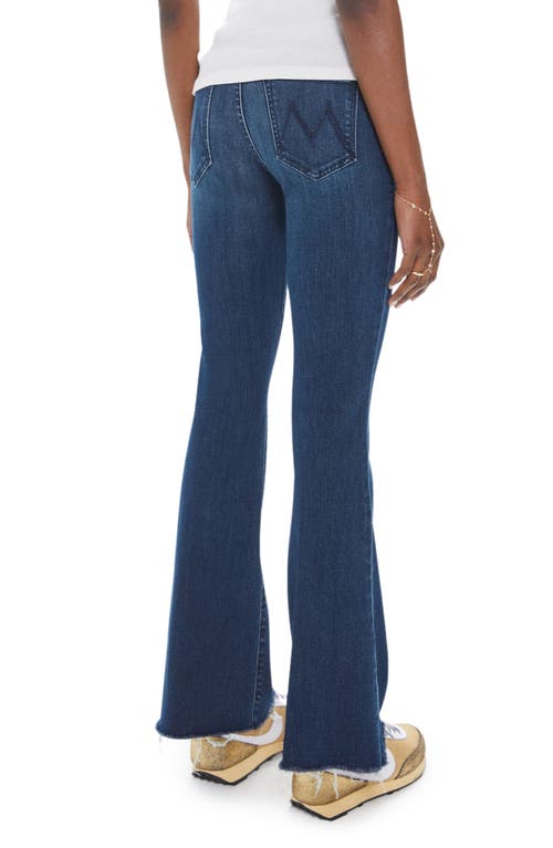MOTHER MOTHER FRAY HEM BOOTCUT JEANS