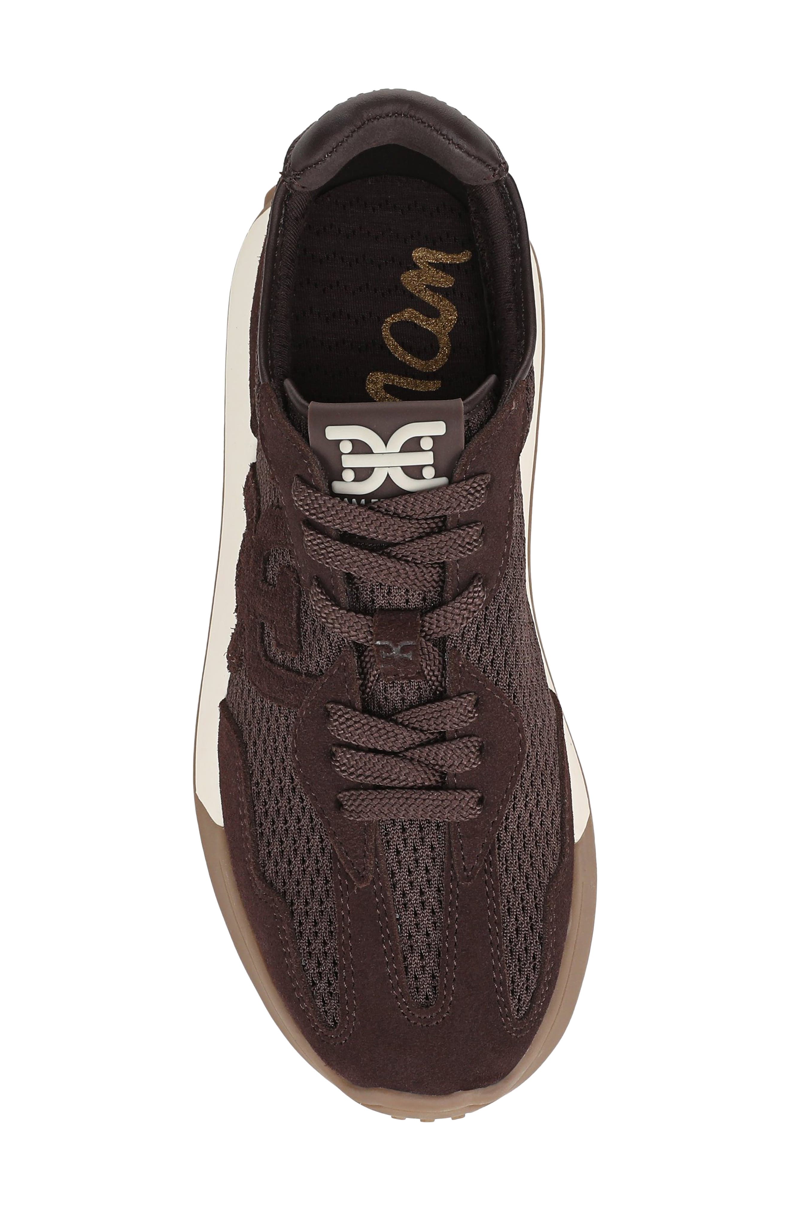 Langley Mesh Sneaker, Alternate, color, CAFE NOIR