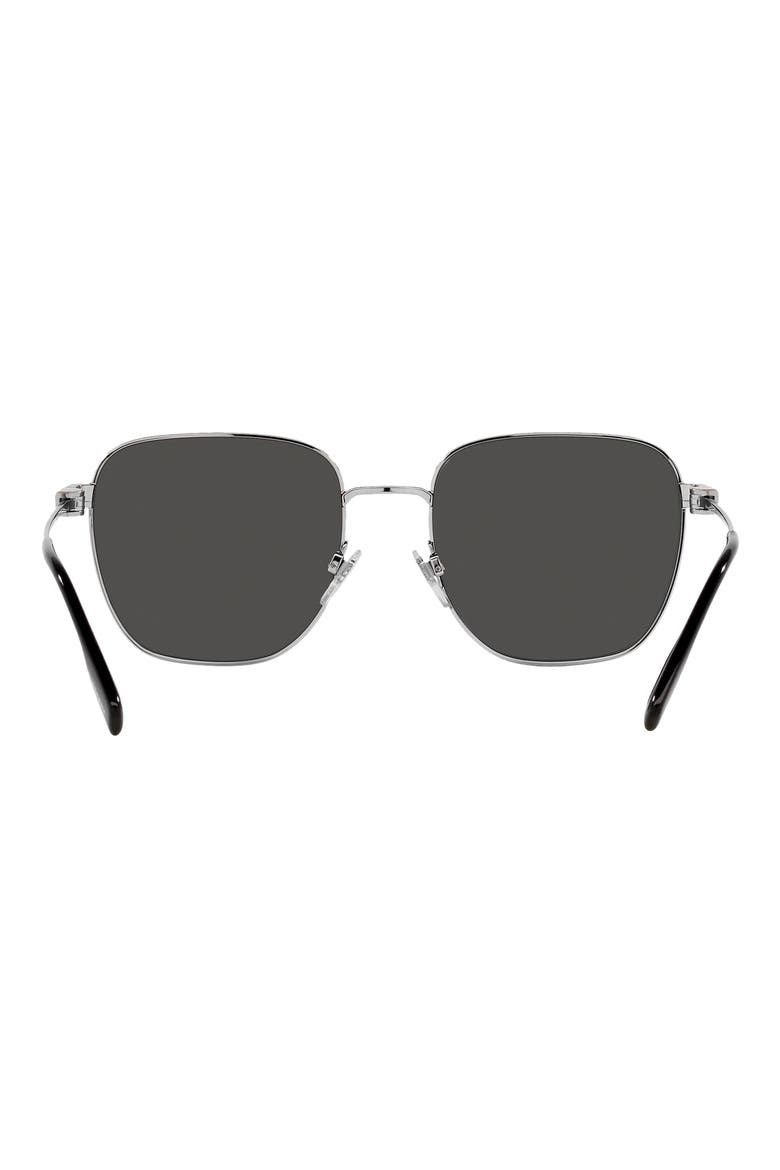 Drew 55mm Square Sunglasses, Alternate, color, SILVER
