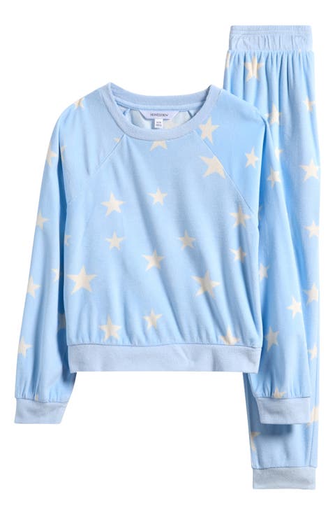 Kids' Snuggle Up Print Lounge Sweatshirt & Joggers Set (Big Kid)
