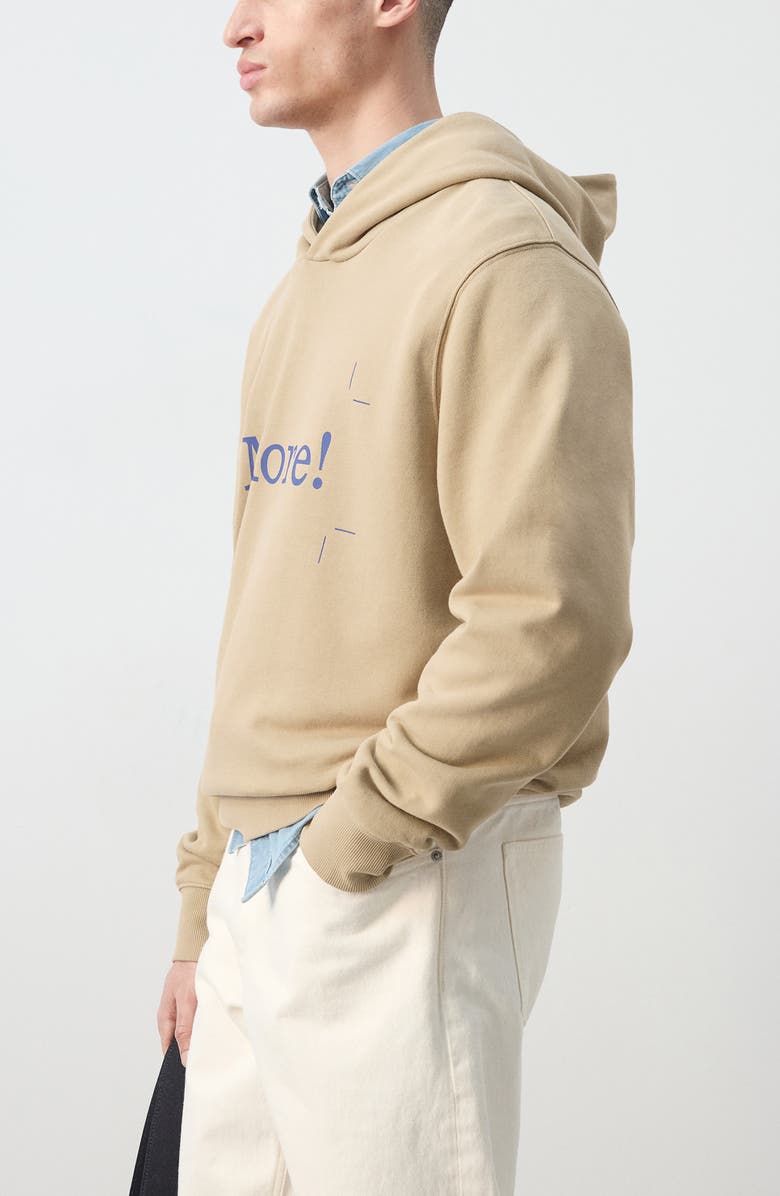 MANGO x Fantastic Man More! Graphic Hoodie, Alternate, color, Beige