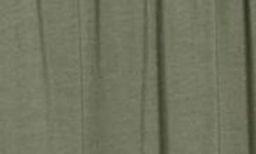 Renee C Folover Waist Jersey Pants In Green