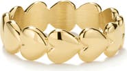D.LOUISE Mini Hearts Stacking Ring