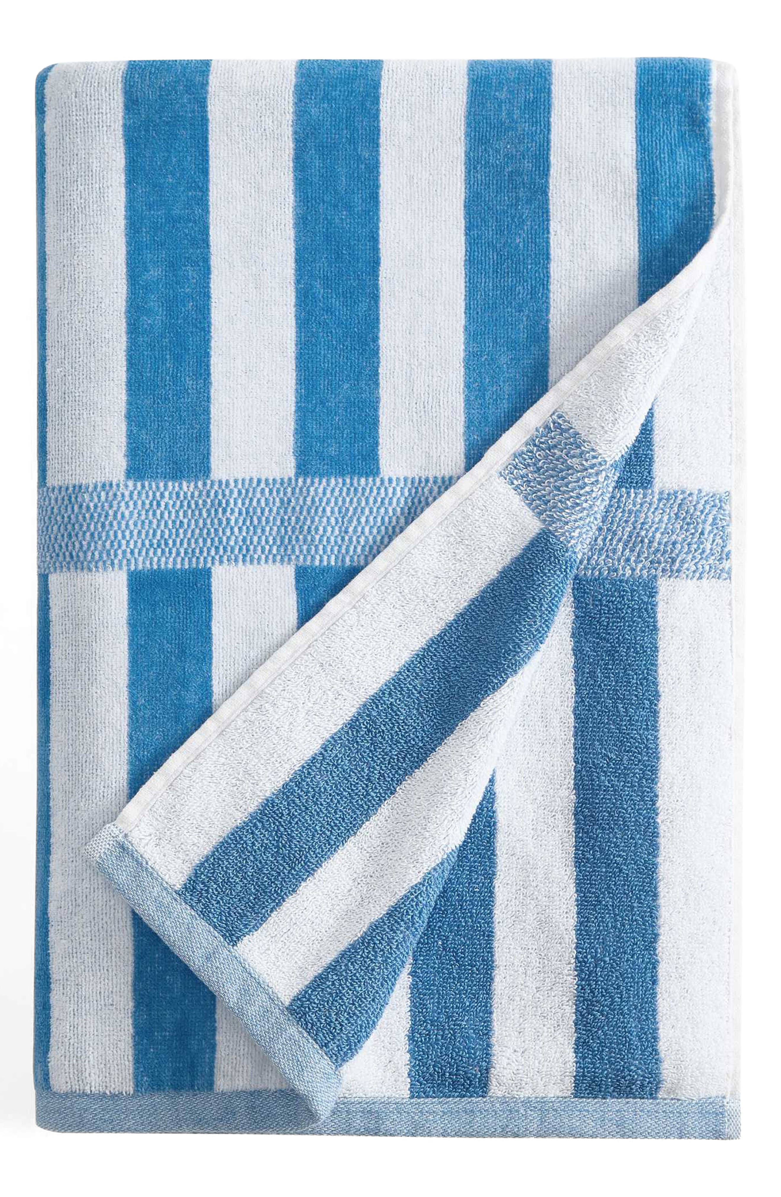 Calvin Klein Mingled Check Beach Towel