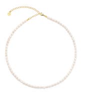 Seven Saints Pure Light Baroque Freshwater Pearl Choker Necklace