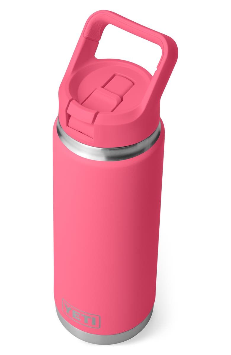 YETI Rambler 26-Ounce Straw Bottle, Alternate, color, Tropical Pink