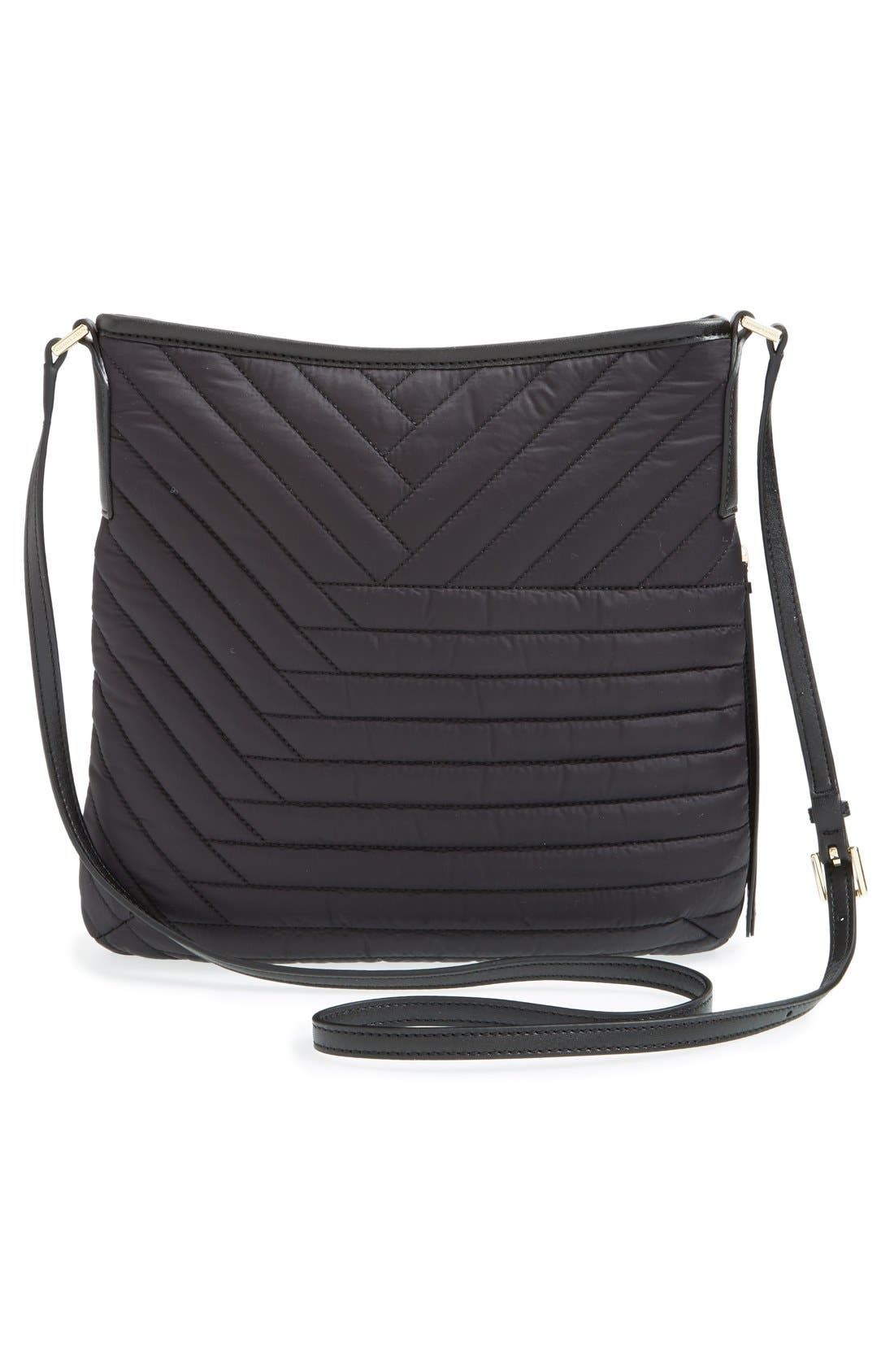 Tory Burch Quilted Nylon Swingpack, Alternate, color, 