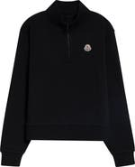Moncler Quarter Zip Cotton Pullover