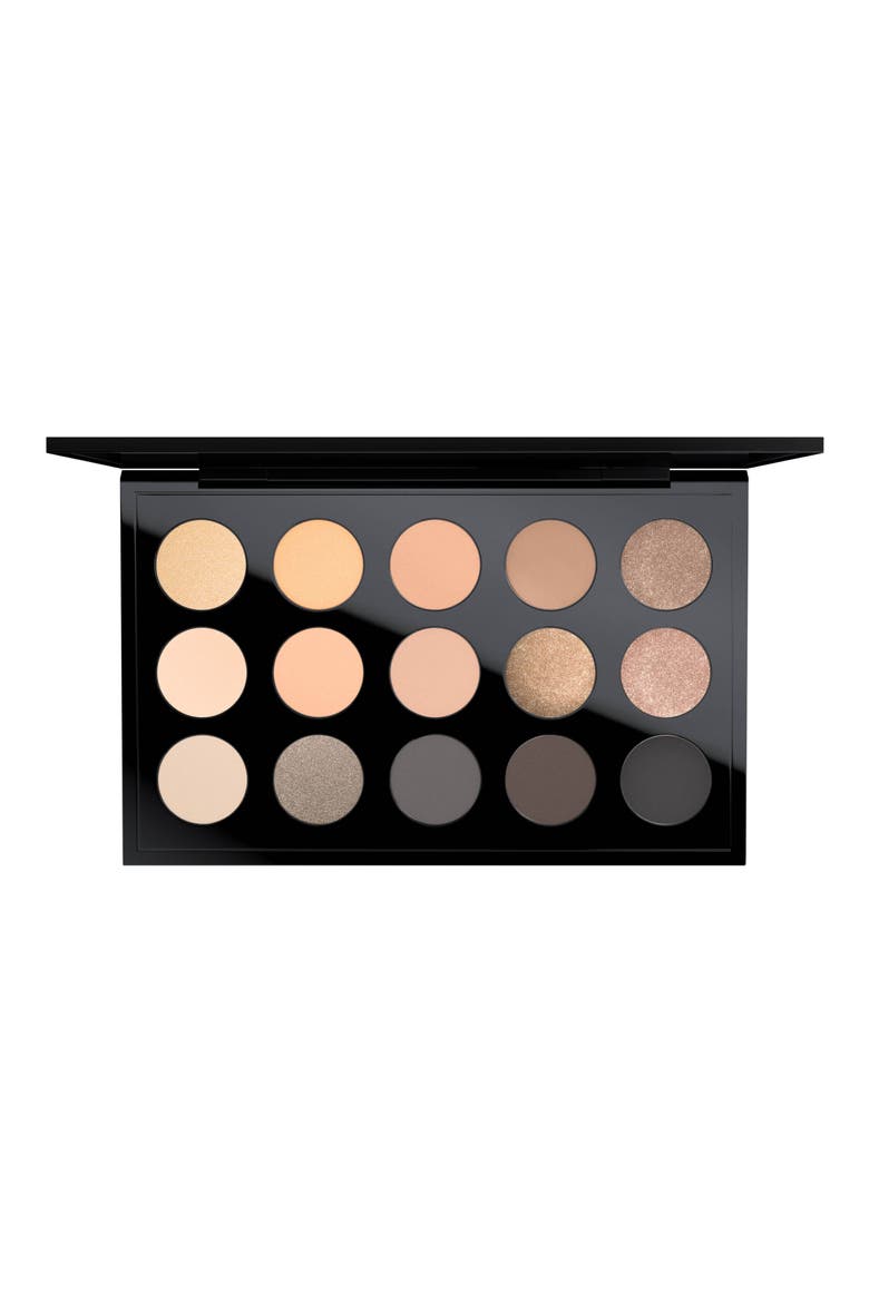 MAC Cool Neutral Times 15 Eyeshadow Palette, Main, color, IN THE FLESH