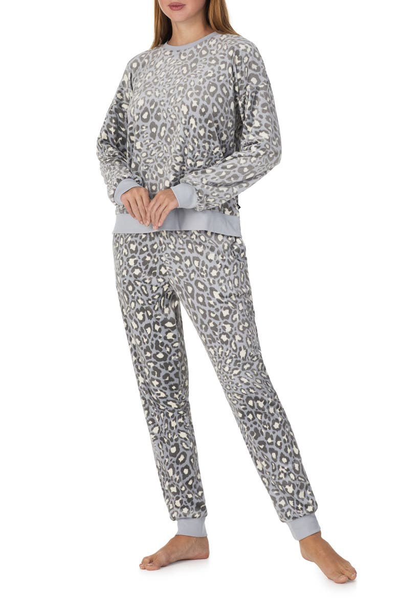 Heart Pajamas, Alternate, color, GREY/ PRINT