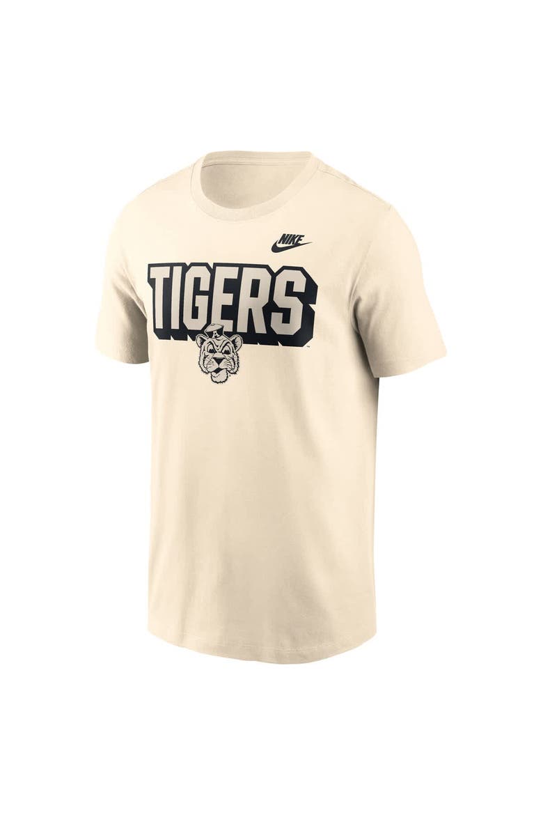 Men's Nike Natural Auburn Tigers Team Bold T-Shirt, Alternate, color, Natural