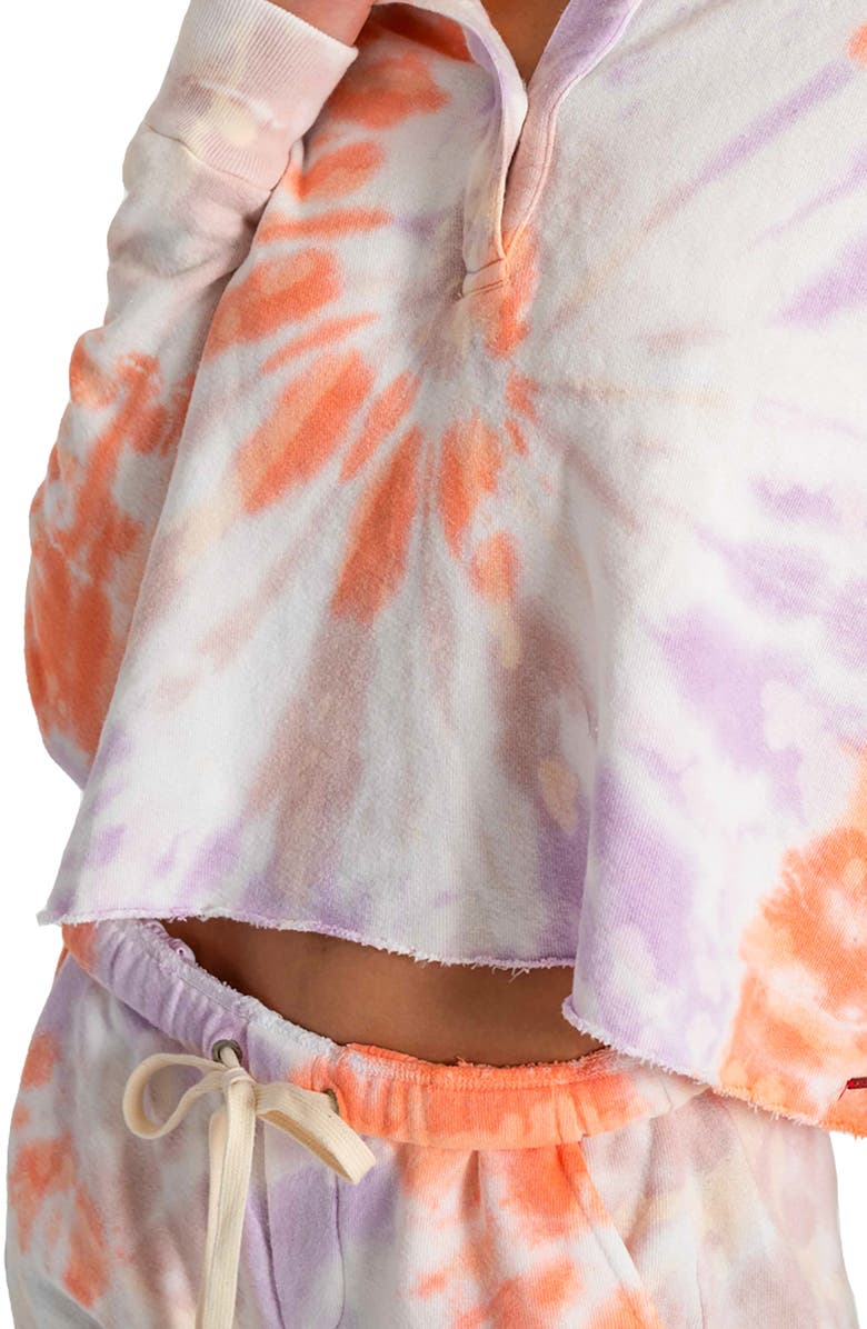 n:PHILANTHROPY Harleen Front Button Crop Sweatshirt, Alternate, color, 