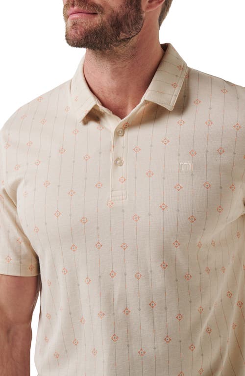 Travismathew Deco Floral Medallion Polo