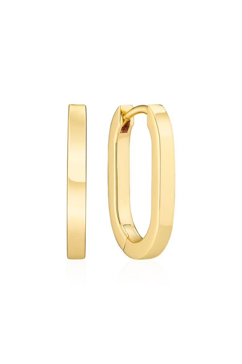 Earrings Capizzi Pianura Piccolo, Main, color, 18k Gold Plate