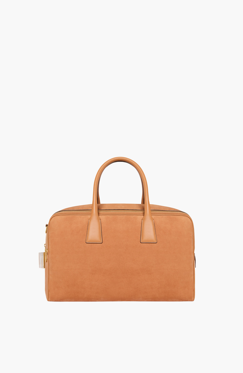 Aviteur Cristallo Nubuck Weekend Bag In Brown