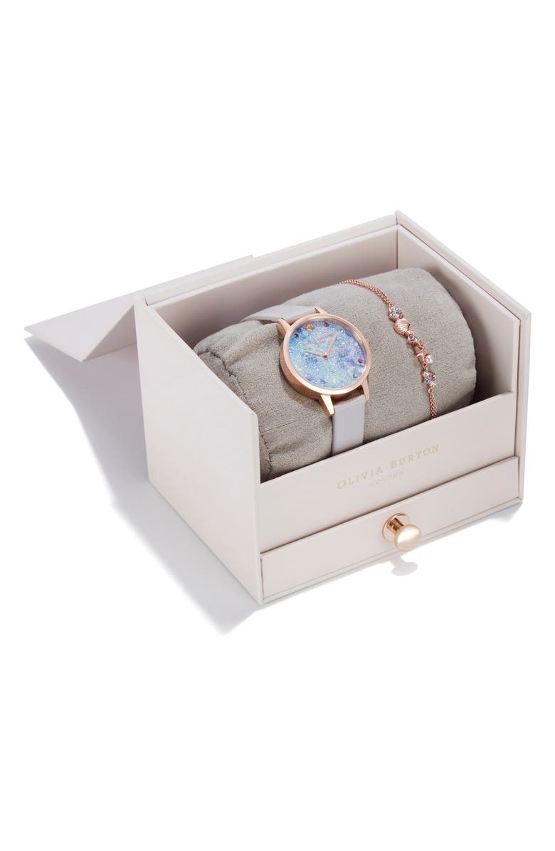 Olivia Burton Under the Sea Deep Sea Boxed Bracelet & Watch Set, 30mm, Alternate, color,