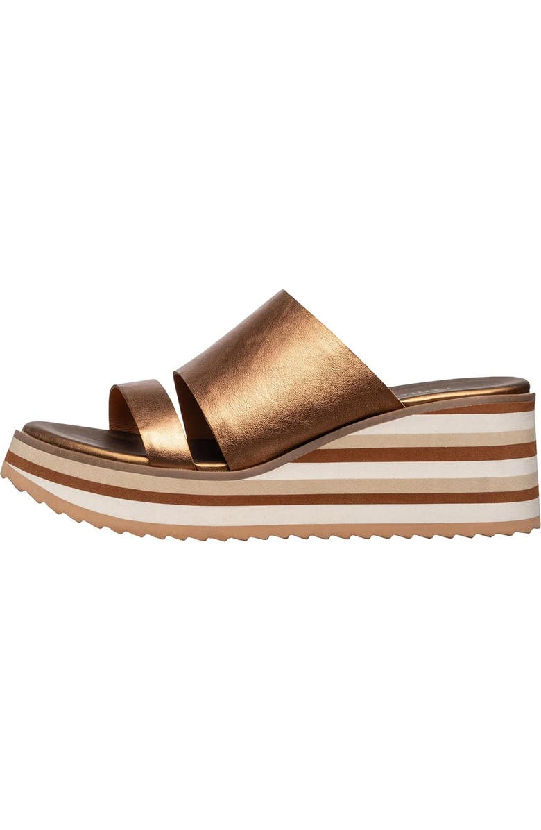 ANTELOPE Parisa Platform Wedge Sandal, Alternate, color, Bronze