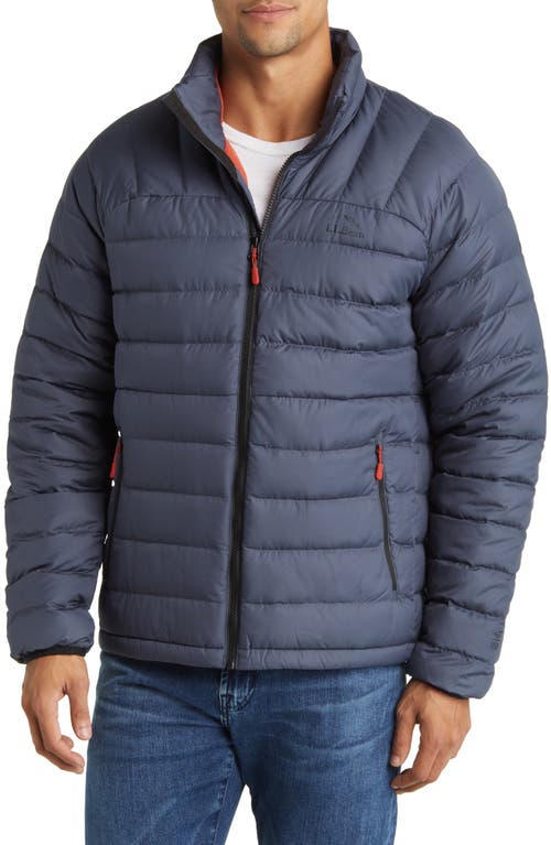 L.l.bean Water Repellent 650 Fill Power Down Puffer Jacket In Blue