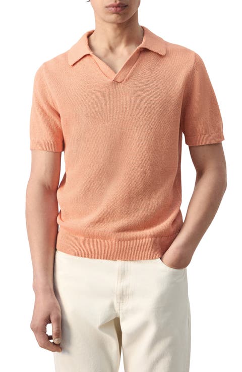 Microstructure Cotton Blend Polo