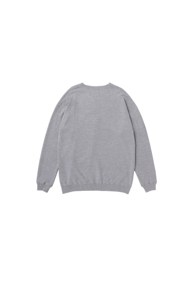 Faded Collegiate Crewneck, Alternate, color, Heather Grey