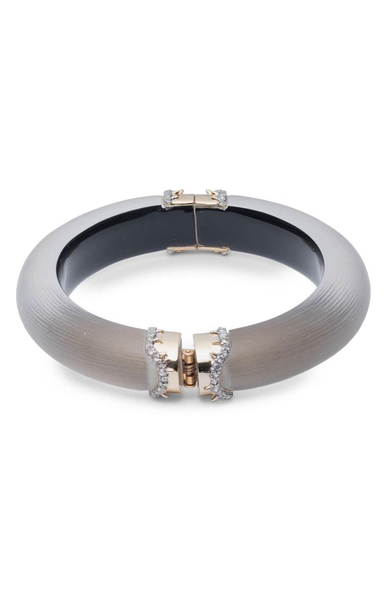 Alexis Bittar Alex Bittar Lucite<sup>®</sup> Pavé Edge Hinge Bracelet, Alternate, color, 