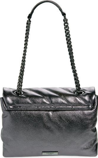 Metallic Leather Soho Shoulder Bag