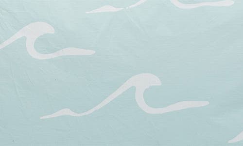 Aloha Collection Mid Seaside Water Resistant Tyvek® Zip Pouch In Blue