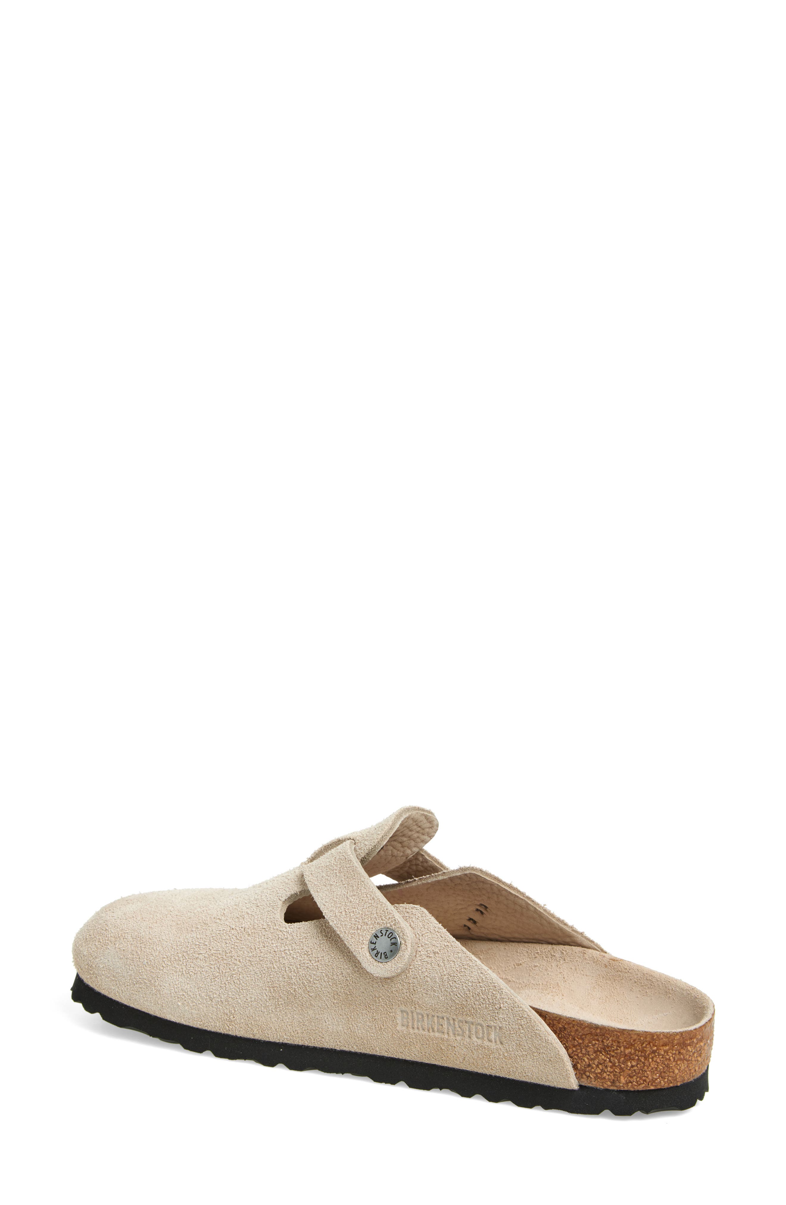 Birkenstock Boston Soft Footbed Clog, Alternate, color, Beige