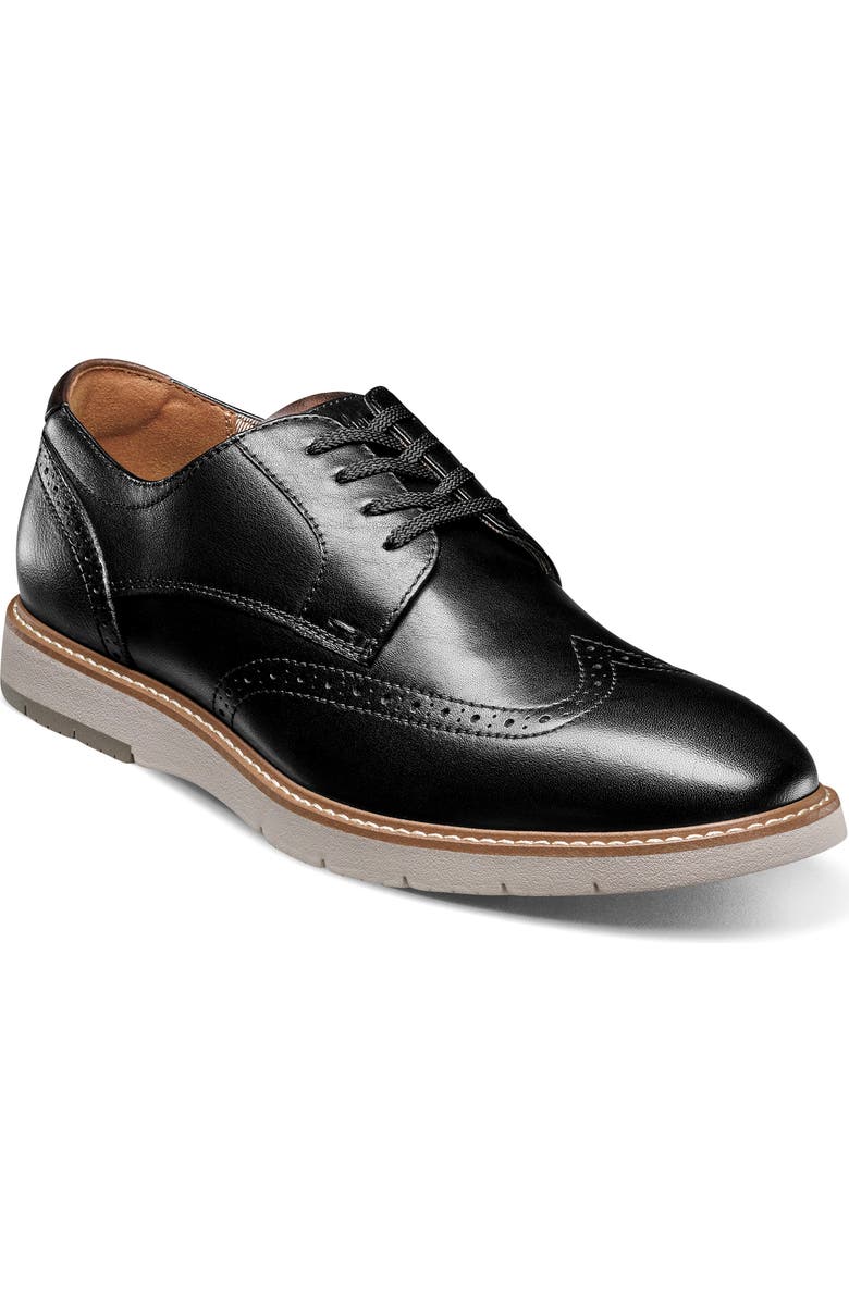 Florsheim Vibe Wingtip Derby, Main, color, Black