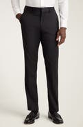 Bonobos Jetsetter Flat Front Hemmed Stretch Wool Dress Pants