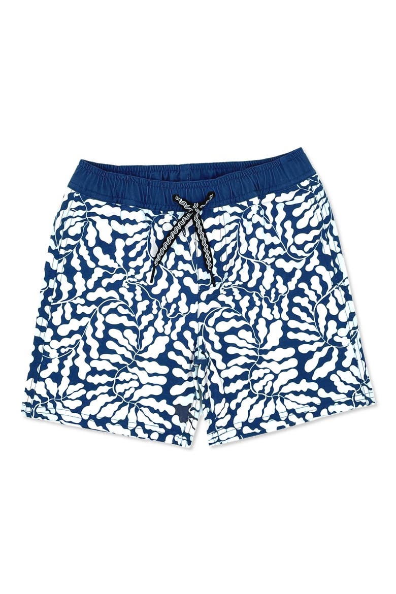 Kelp Swim Trunks, Main, color, NAVY