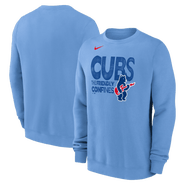 Nike Men's Nike Light Blue Chicago Cubs Electric Bear Sweatshirt
