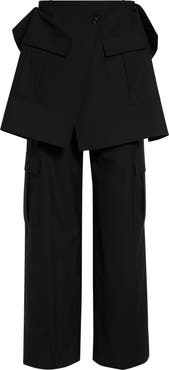 EENK Convertible Panel Wool Blend Cargo Pants