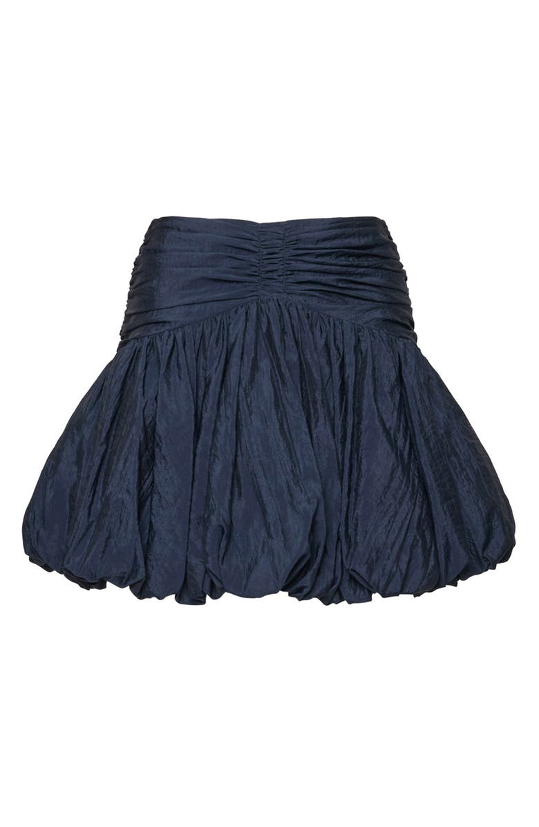 Cinq à Sept Kaldi Bubble Hem Miniskirt, Alternate, color, Navy
