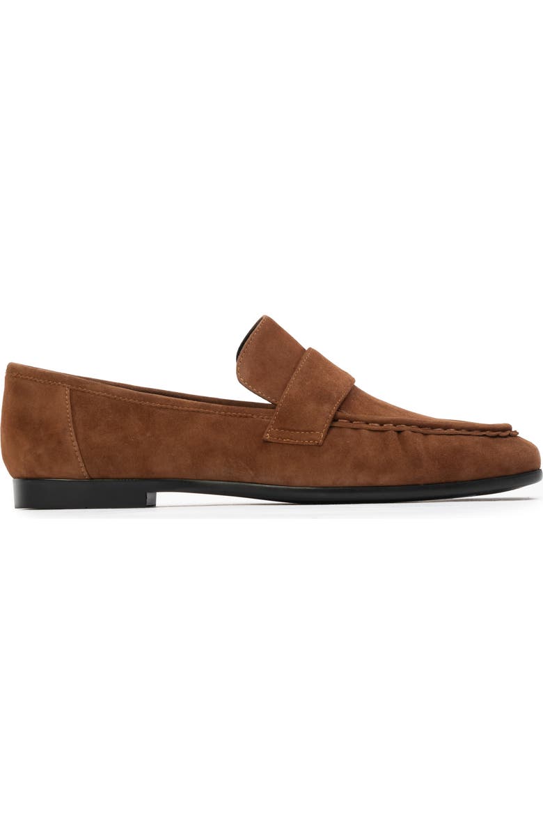 BLACK SUEDE STUDIO Arrow Loafer, Main, color, Tobacco Suede