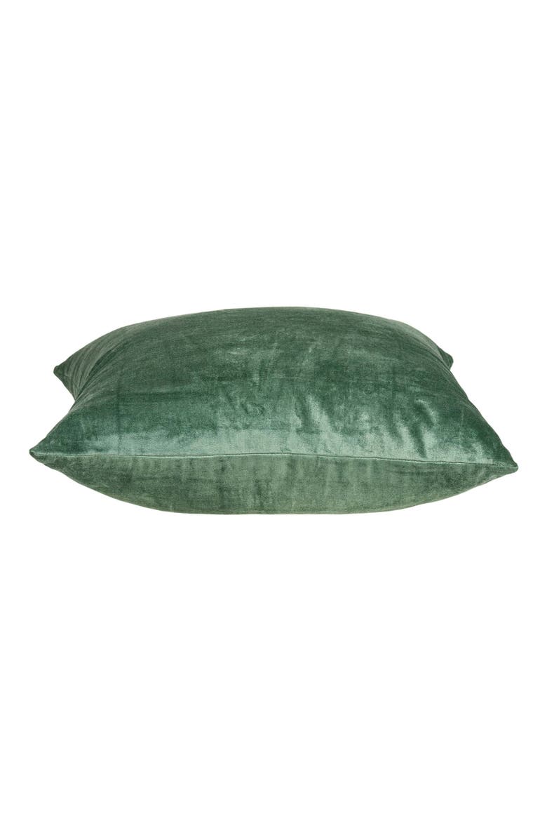 Square Transitional Throw Pillow, Alternate, color, GREEN