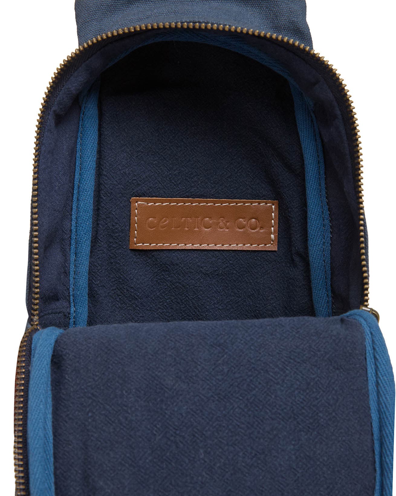 Celtic & Co. Canvas Sling Bag, Alternate, color, Navy