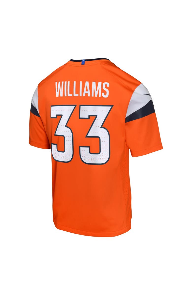 Nike Youth Nike Javonte Williams Orange Denver Broncos Mile High Collection Game Jersey, Alternate, color, 