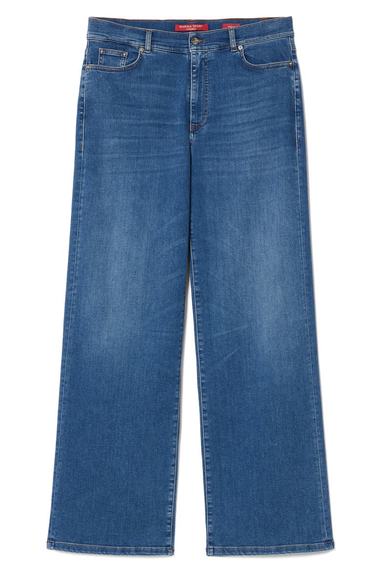 Wide Leg Jeans, Alternate, color, NAVY