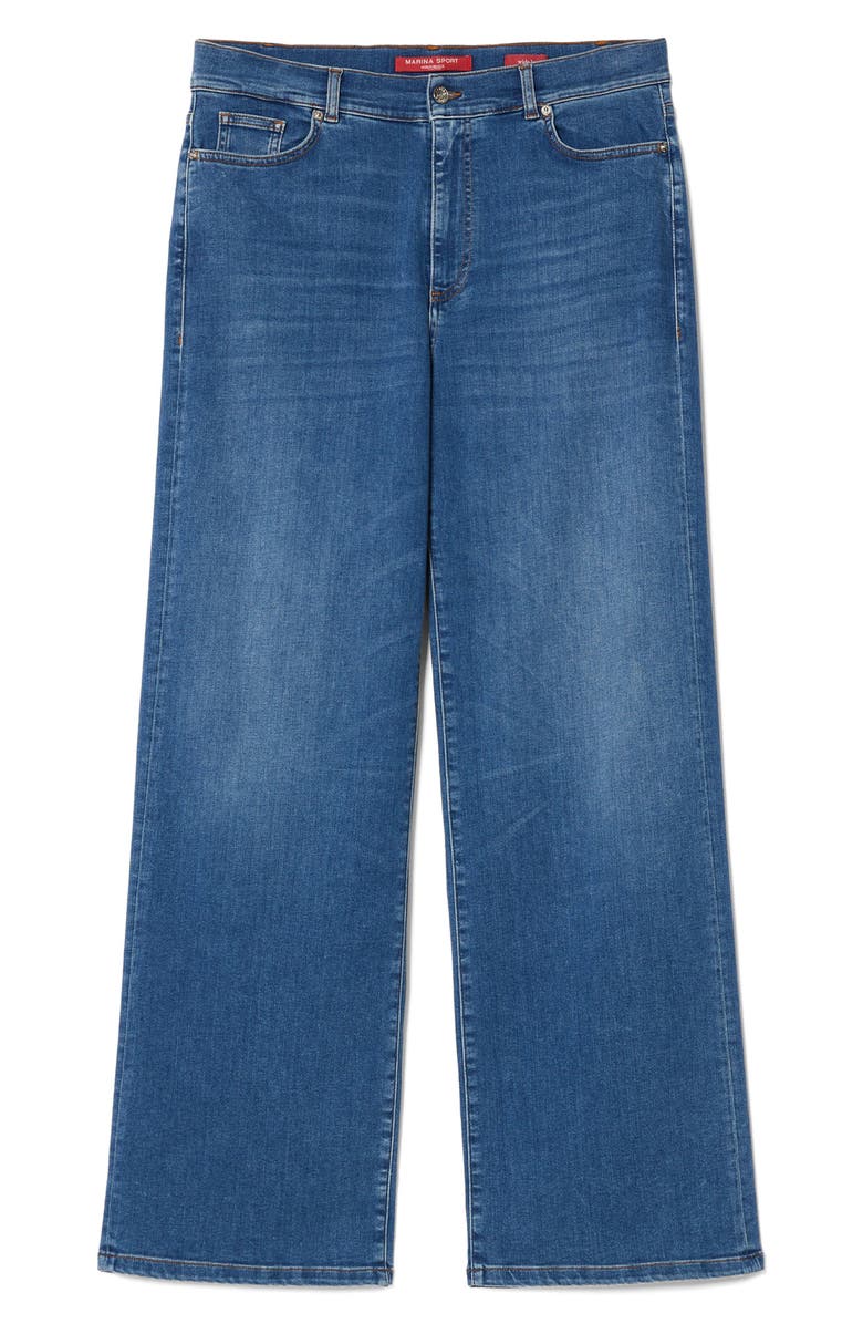 Marina Rinaldi Wide Leg Jeans, Alternate, color, Navy