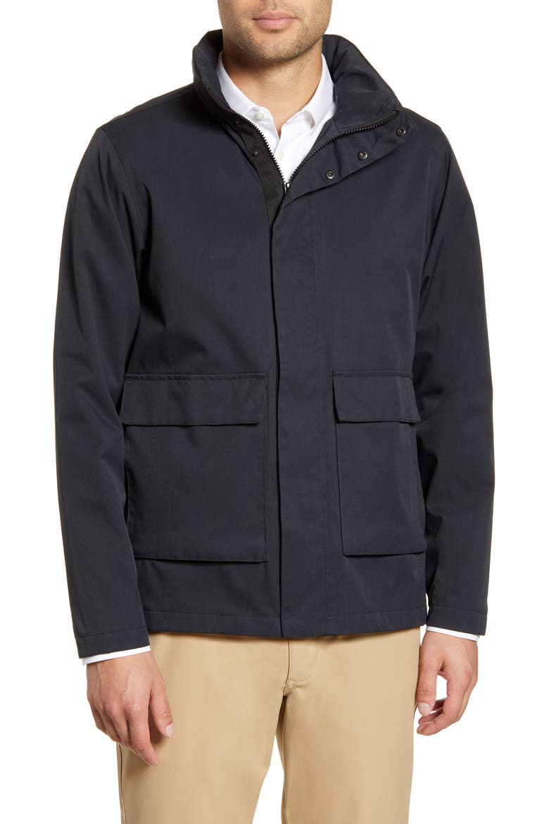 The Lowry Water Repellent Field Jacket, Alternate, color, BLACK