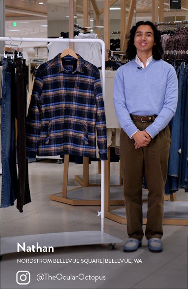 Oak Harbor Quilted Plaid Flannel Shirt Jacket, sales video thumbnail