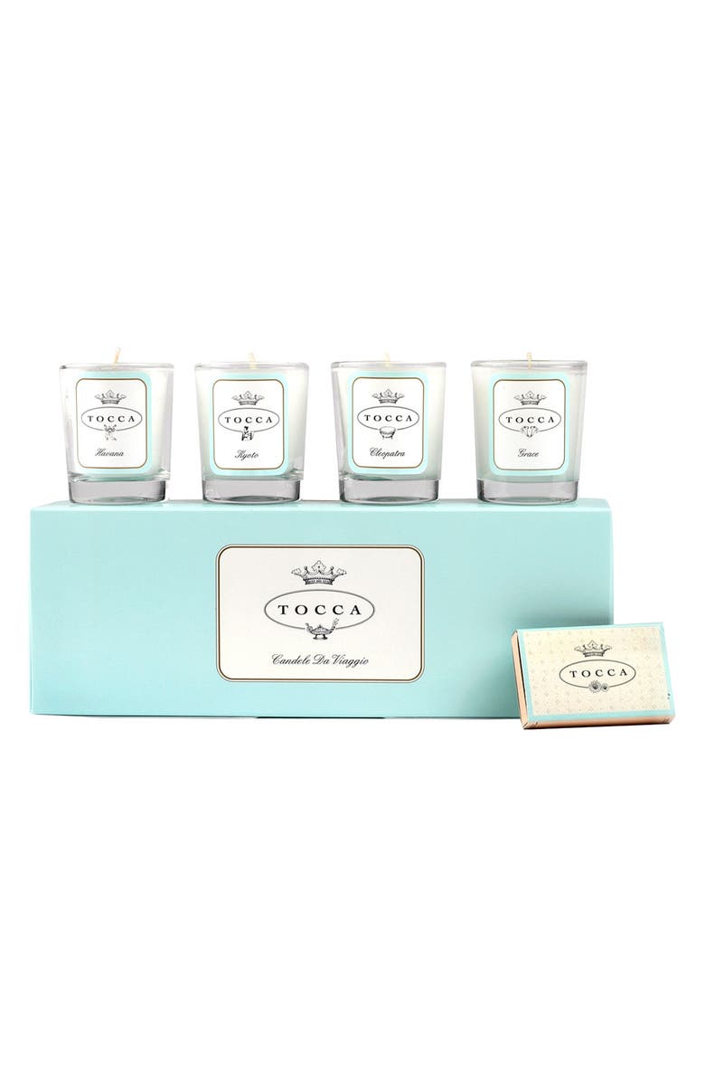 TOCCA 'Candele da Viaggio' Travel Votive Set, Main, color, 