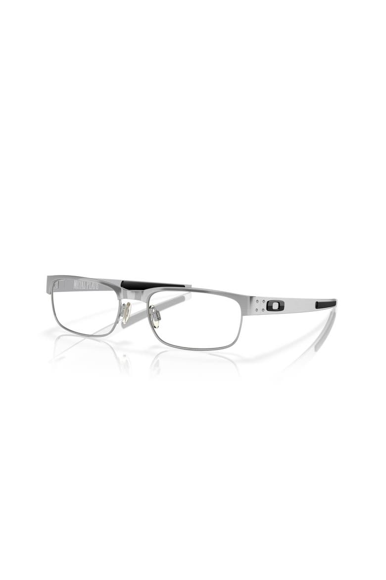 55mm Rectangle optical glasses, Main, color, Silver