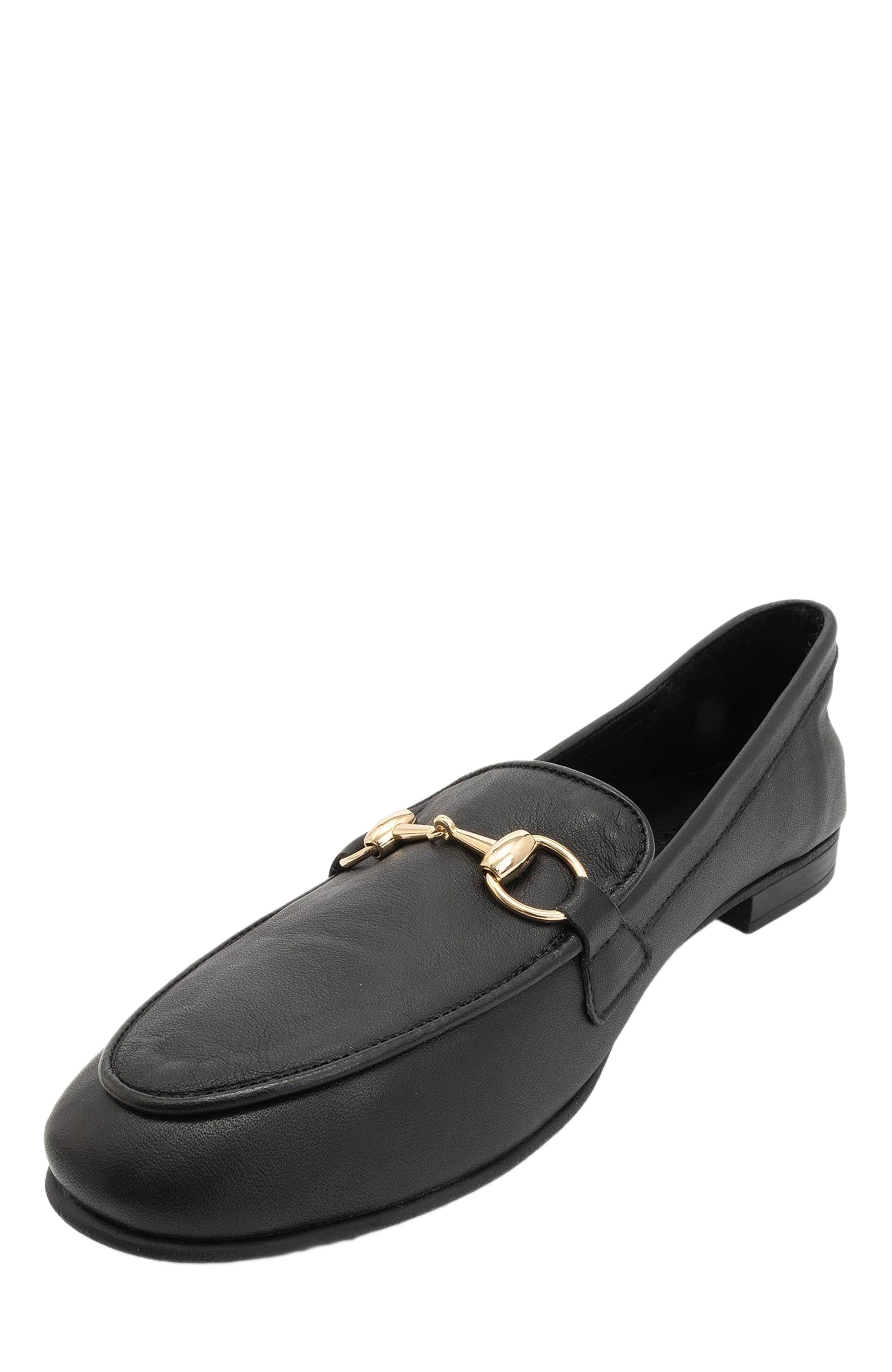 Forever & Always Shoes Rory Leather Bit Loafer, Alternate, color, Black Leather