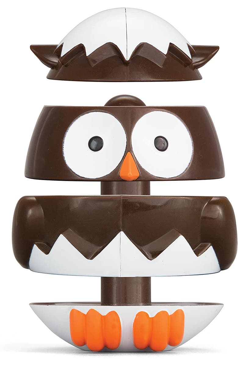 SVAN Egg Stacking & Sorting Animals, Mix & Match Adorable Hatching Friends- Building Toys - Chick, Owl, Duck & Bird, Alternate, color, White