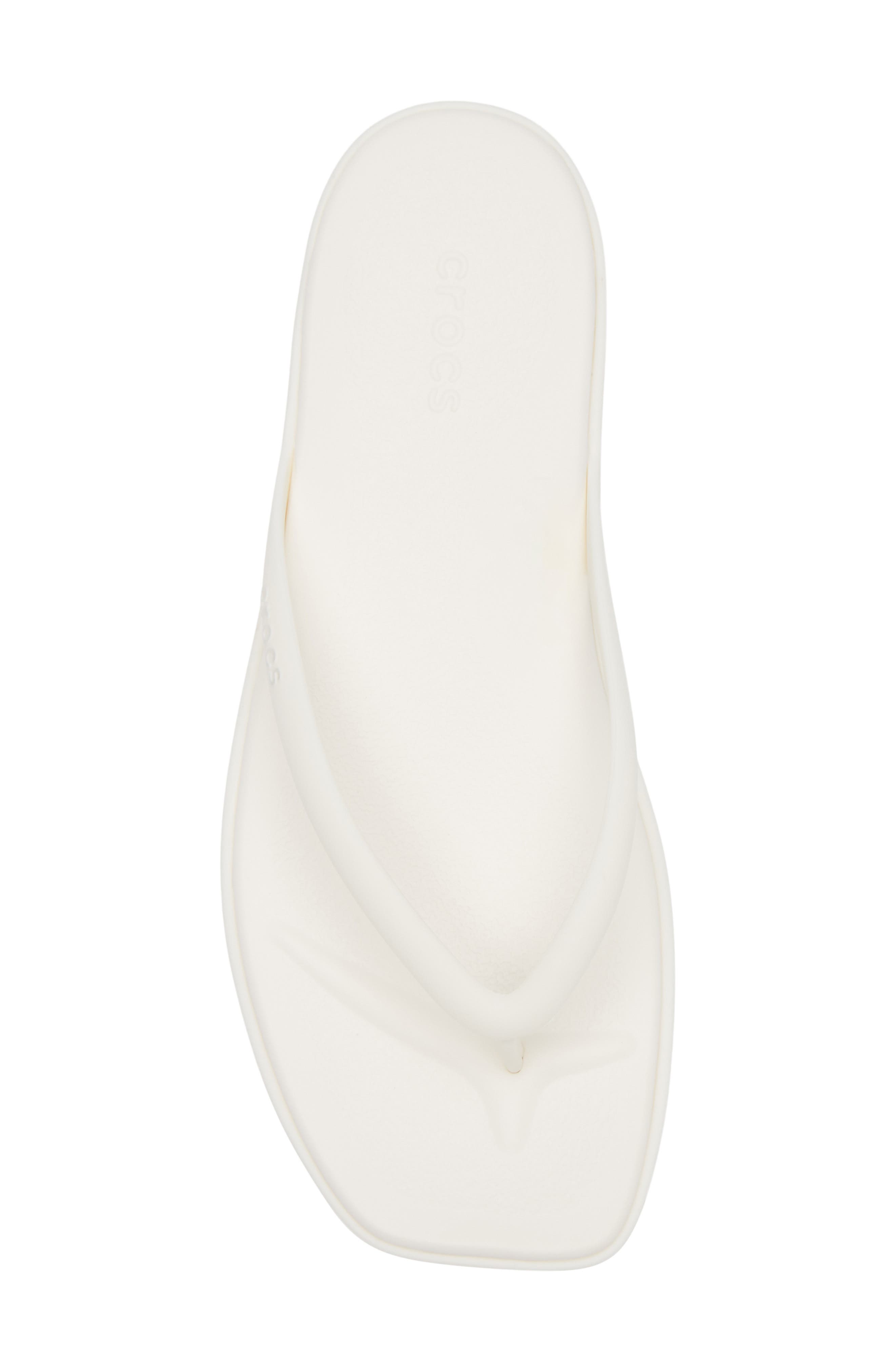 CROCS Miami Flip Flop, Alternate, color, Chalk