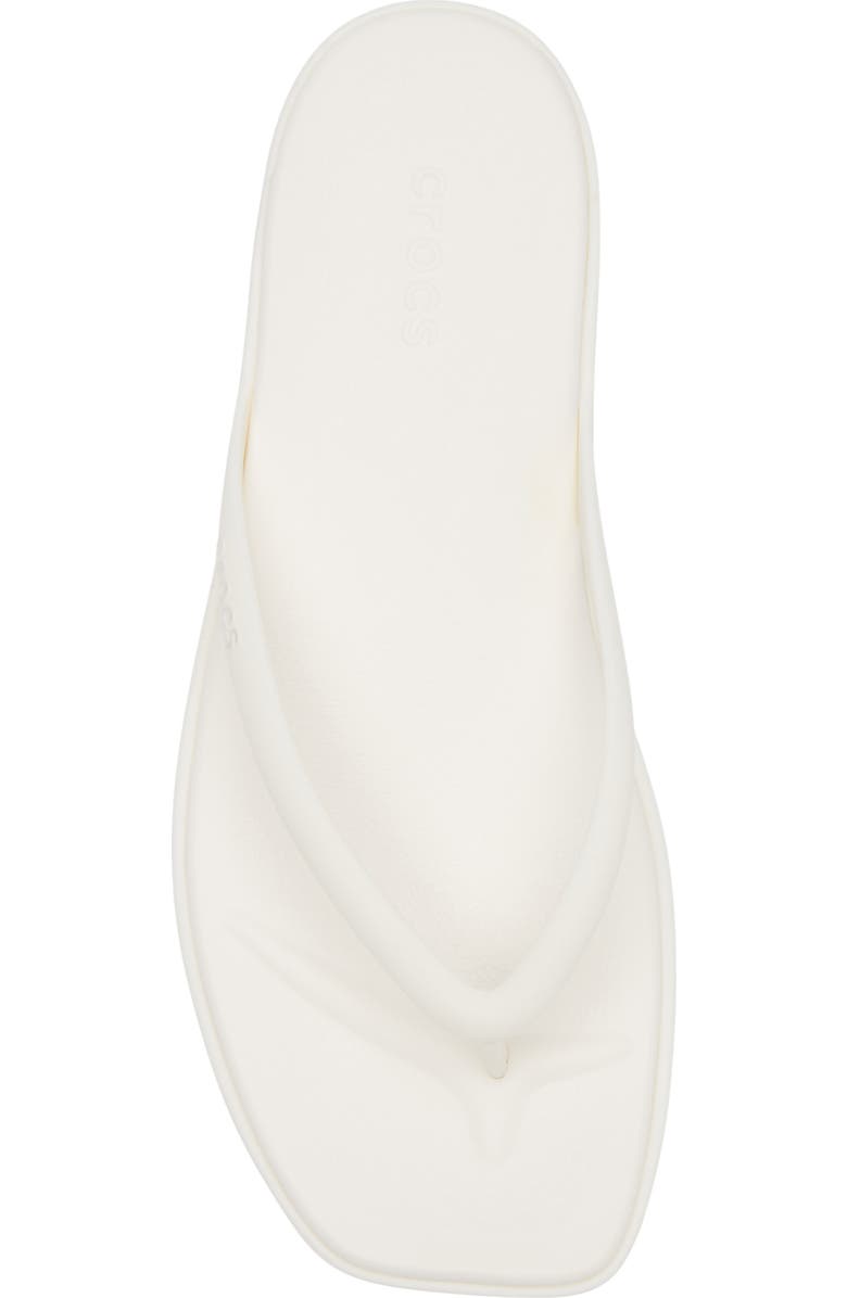 CROCS Miami Flip Flop, Alternate, color, Chalk